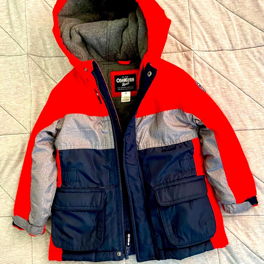 OSH-KOSH Winter coat - 4T - GREAT used condition